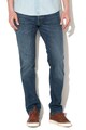 Wrangler Blugi drepti slim fit cu aspect decolorat Spencer Barbati