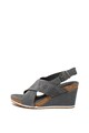 Timberland Sandale wedge de piele intoarsa Sunset Femei