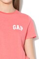 GAP Tricou cu model in dungi si imprimeu logo Femei