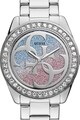 Guess Ceas quartz cu cristale pe coroana Femei