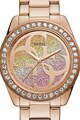 GUESS Ceas quartz decorat cu cristale Femei