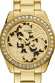 GUESS Ceas quartz decorat cu cristale Femei