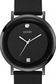 GUESS Ceas analog decorat cu diamante , Negru Barbati