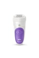 Braun Epilator  Silk-épil 5541 Wet&Dry, 28 pensete, Acumulator, Sistem de masaj, 4 accesorii, Mov/Alb Femei