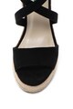 United Colors of Benetton Sandale wedge de piele intoarsa sintetica Femei