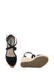 United Colors of Benetton Sandale wedge de piele intoarsa sintetica Femei