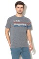 Jack & Jones Tricou regular fit cu imprimeu text Hank Barbati