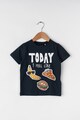 NAME IT Tricou cu imprimeu text Food Fete