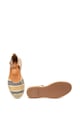 ROXY Sandale tip espadrile din material textil si piele ecologica, cu dungi Rosalie Femei
