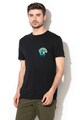 QUIKSILVER Tricou din bumbac cu imprimeu pe partea din spate Barbati