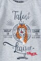 Blue Seven Tricou cu imprimeu si slituri laterale Baieti