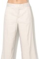 Banana Republic Pantaloni crop din amestec de in, cu croiala ampla Femei