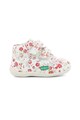 Kickers kids Pantofi de piele cu velcro Fete