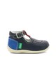 Kickers kids Pantofi de piele nabuc cu logo Baieti