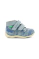 Kickers kids Ghete de piele cu velcro Baieti