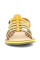 Kickers kids Sandale de piele cu detalii cu imprimeu sarpe Fete