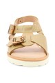 Kickers kids Sandale de piele cu logo stantat Fete