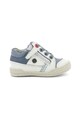 Kickers kids Pantofi sport de piele, cu detalii contrastante Fete