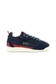 Kickers kids Pantofi sport cu insertii de piele intoarsa Fete