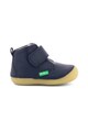 Kickers kids Ghete de piele cu velcro Baieti