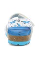 Kickers kids Sandale de piele ecologica, cu model cu libelule Fete