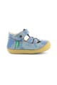 Kickers kids Pantofi de piele, cu velcro si decupaje Fete