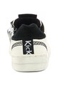 Kickers kids Pantofi sport de piele, cu logo perforat Fete