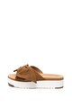 UGG Papuci flatform de piele intoarsa Joan Femei