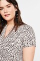 VIOLETA BY MANGO Bluza cu imprimeu animal print Ruthpri Femei