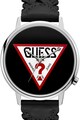 Guess Originals Uniszex kerek karóra bőrszíjjal férfi