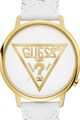 Guess Originals Uniszex kerek karóra bőrszíjjal férfi