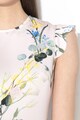 Ted Baker Rochie evazata cu imprimeu floral si terminatii valurite Karsali Femei