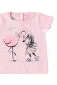 iDO Kids Tricou cu aplicatii stralucitoare si strasuri Fete