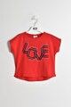 iDO Kids Tricou cu aplicatie text Fete