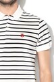 Selected Homme Tricou polo din pique, cu model in dungi Aro Barbati