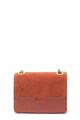 Pieces Geanta crossbody mica de piele si piele intoarsa Beate Femei