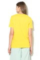 United Colors of Benetton Tricou cu model colorblock si imprimeu text Femei