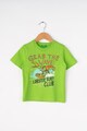 United Colors of Benetton Tricou cu imprimeu grafic si text Baieti