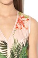 Sportmax Code Asti trópusi mintás V-nyakú ruha női