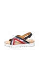 Levi's Sandale wedge din piele si material textil Femei