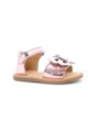 Mod8 kids Sandale de piele cu velcro si decoratii Merci Fete