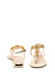 Tosca Blu Кожени сандали с декоративни камъни Жени
