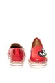 Love Moschino Espadrile de piele ecologica, cu aplicatii florale Femei