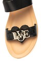 Love Moschino Sandale de piele cu aplicatie in forma de inima Femei