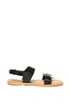 Love Moschino Sandale de piele cu aplicatie in forma de inima Femei