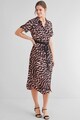 NEXT Rochie midi evazata, cu animal print Femei