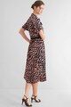 NEXT Rochie midi evazata, cu animal print Femei