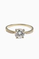 NEXT Сребърен пръстен с 18K златно покритие Жени