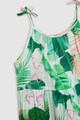 NEXT A-vonalú trópusi mintás ruha Lány