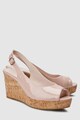 NEXT Sandale slingback cu talpa wedge si aspect lacuit Femei